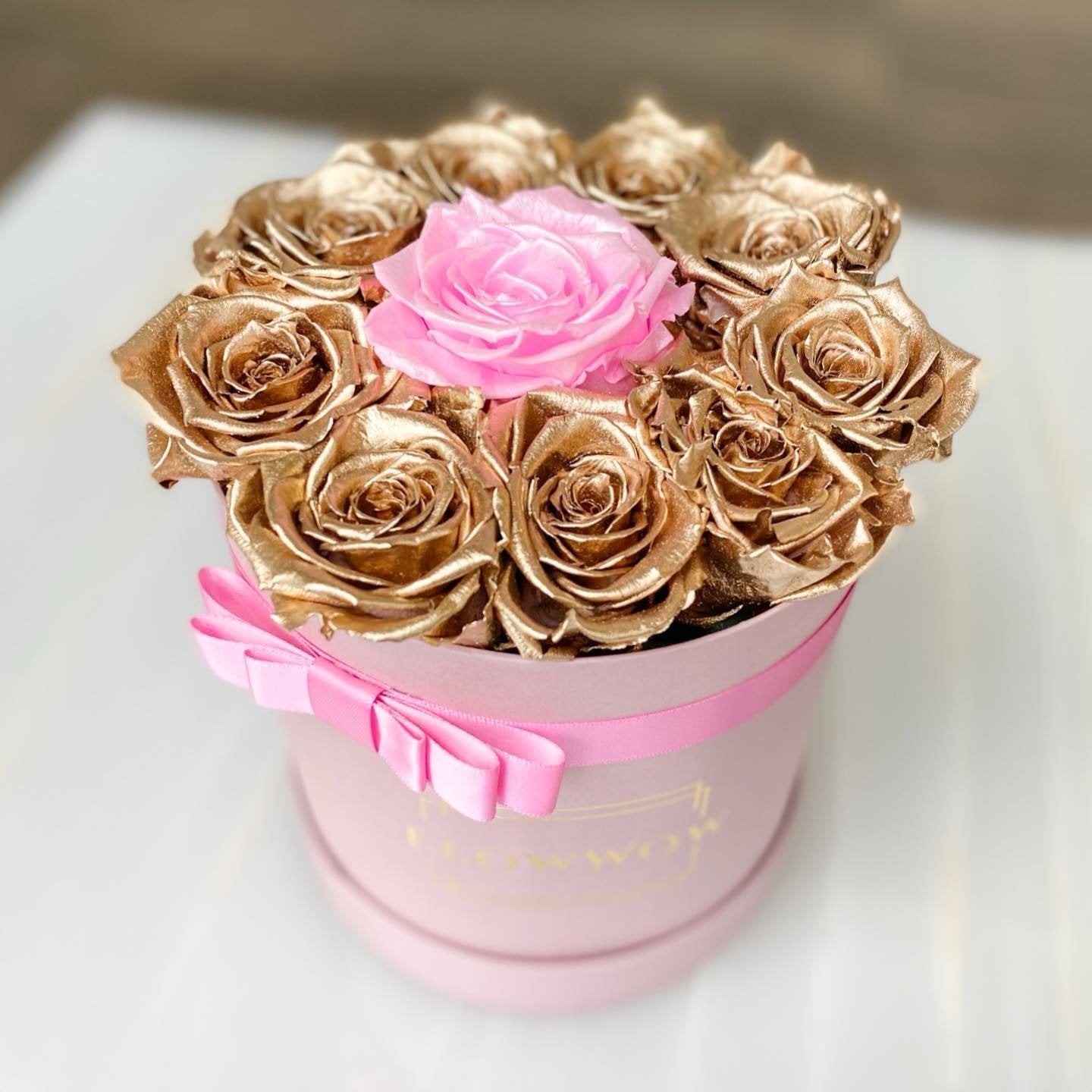 Small Box of Real Gold Roses That Last a Year image 0