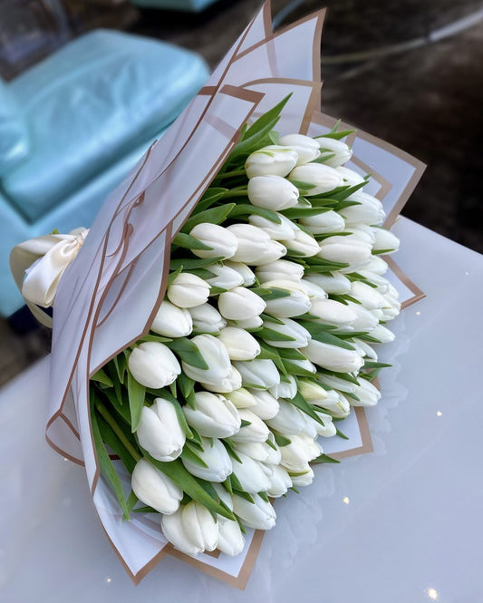 75 White Tulips image 0
