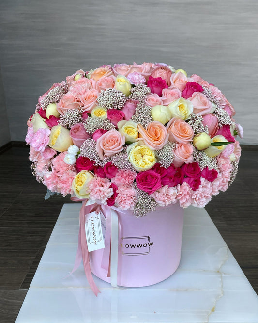 Pink-Full With Garden Roses image 0