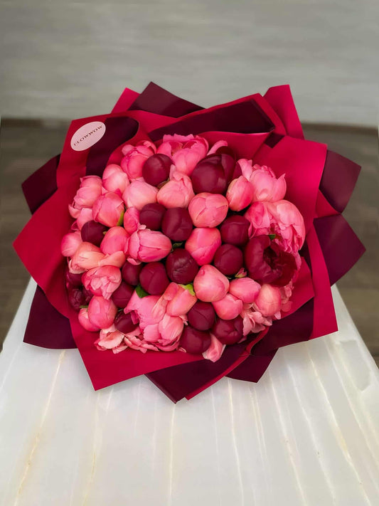 50 Peonies Love Bouquet image 0