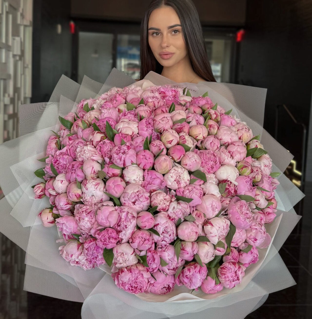 150 Peonies Bouquet image 0