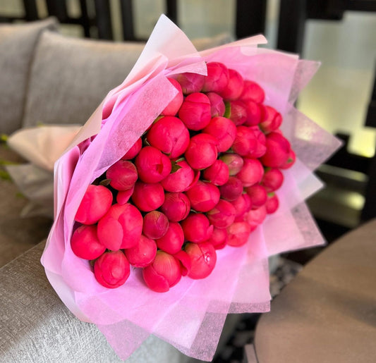 50 Peonies "Coral Charm" image 0