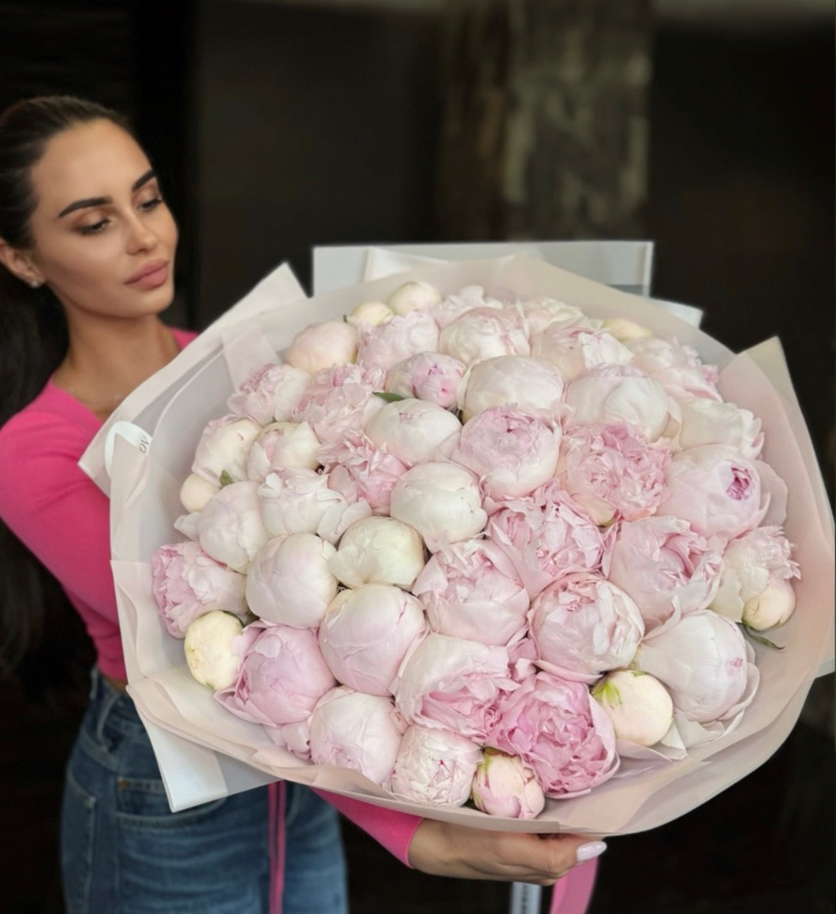 50 Blush Peonies