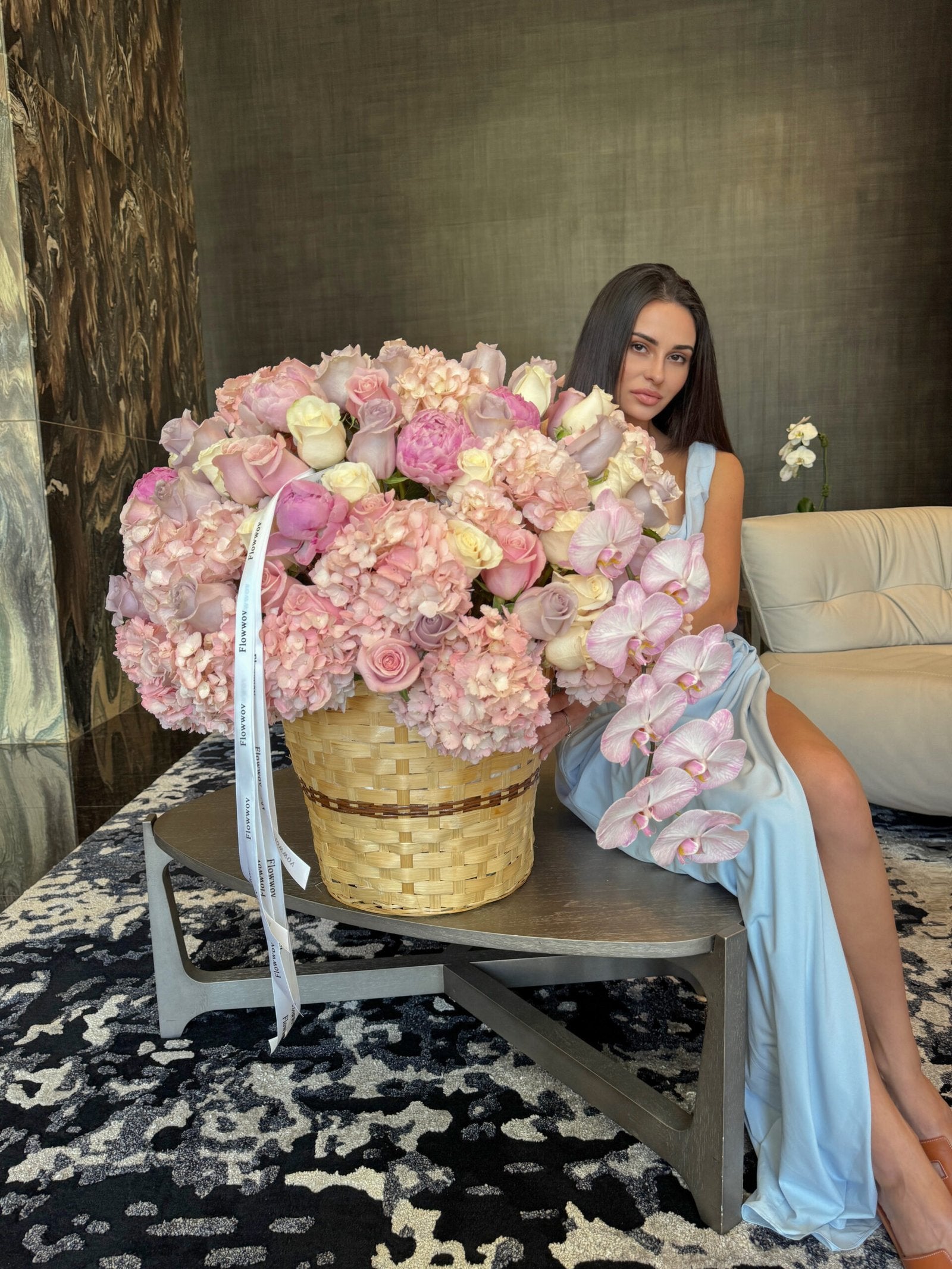 Lavender Celebration Basket image 0