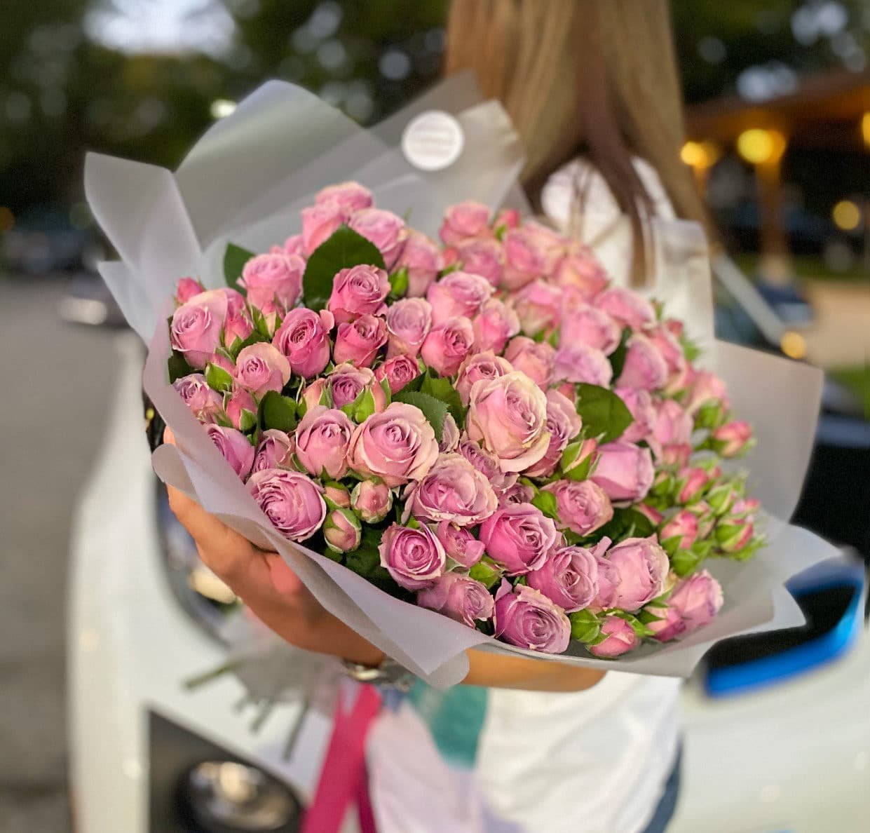 Spray Roses Pink Small image 0