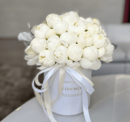 White Peonies Box Small image 0