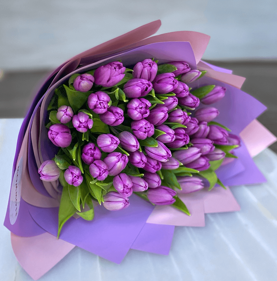 50 Lavender Tulips image 0