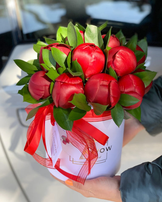 Red Peonies Box image 0