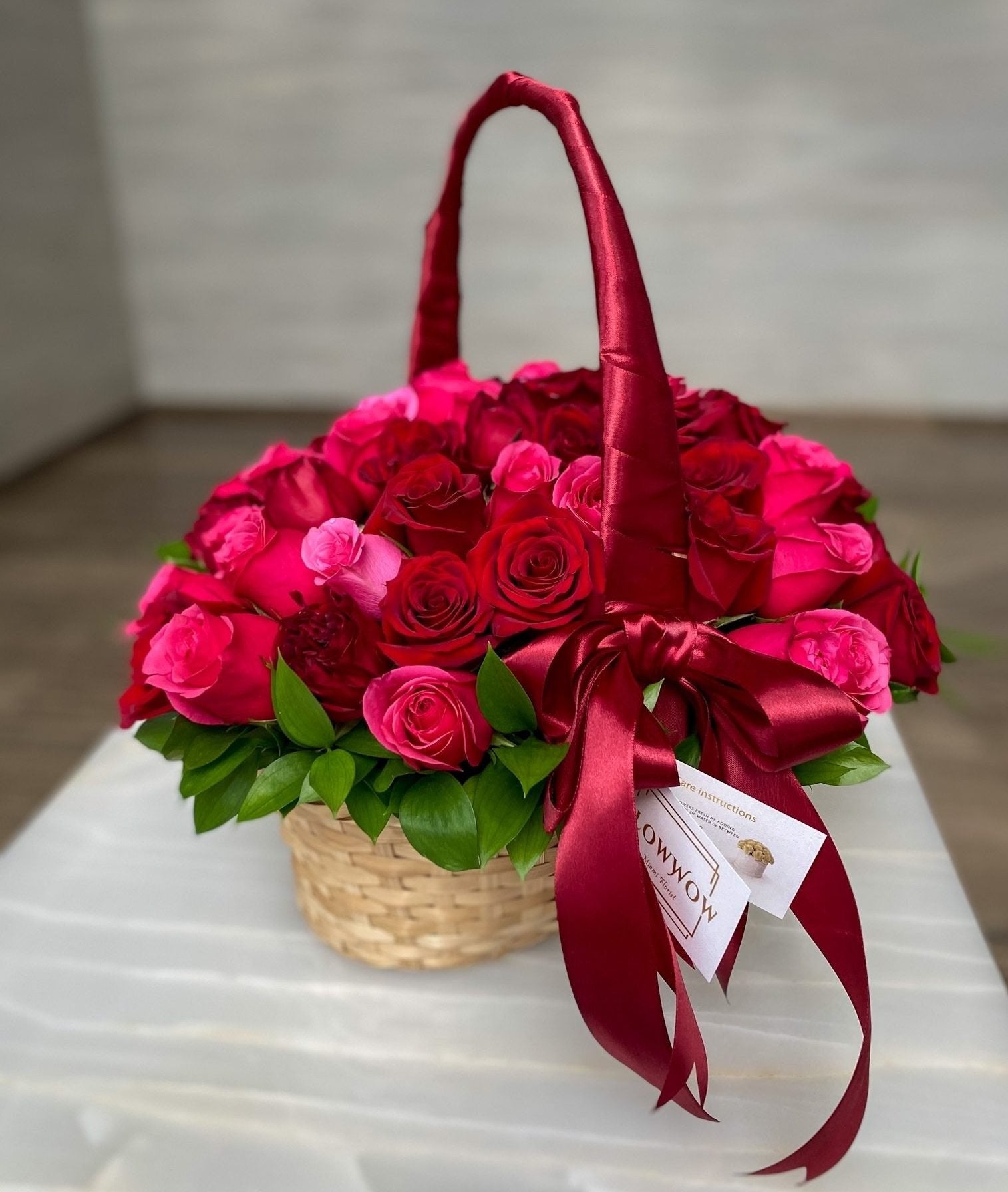 Basket "Red Beauty" (Medium Size) image 0