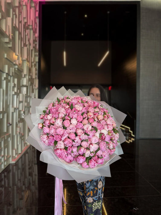 150 Peonies Bouquet image 1