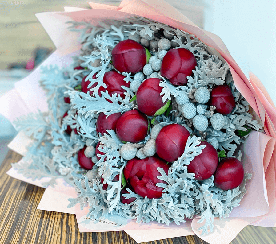Red Peonies Bouquet image 0