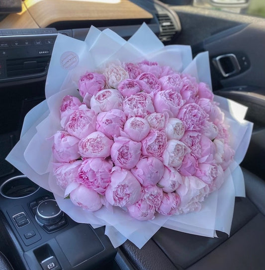 Pink Peonies Bouquet (Medium Size) image 0