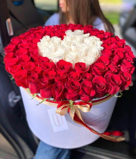 Flowwow White Heart XXX Large image 0