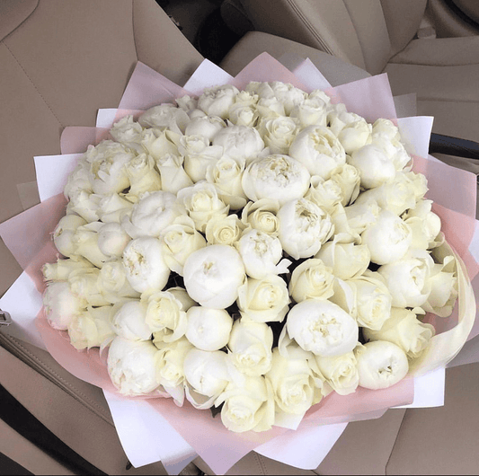 White Meadow (Peonies & Roses Mix) image 0