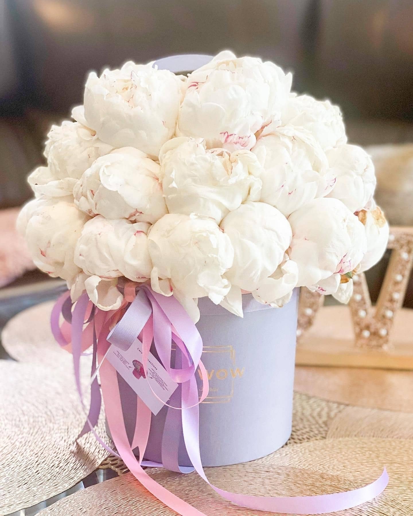 White Peonies Box image 0