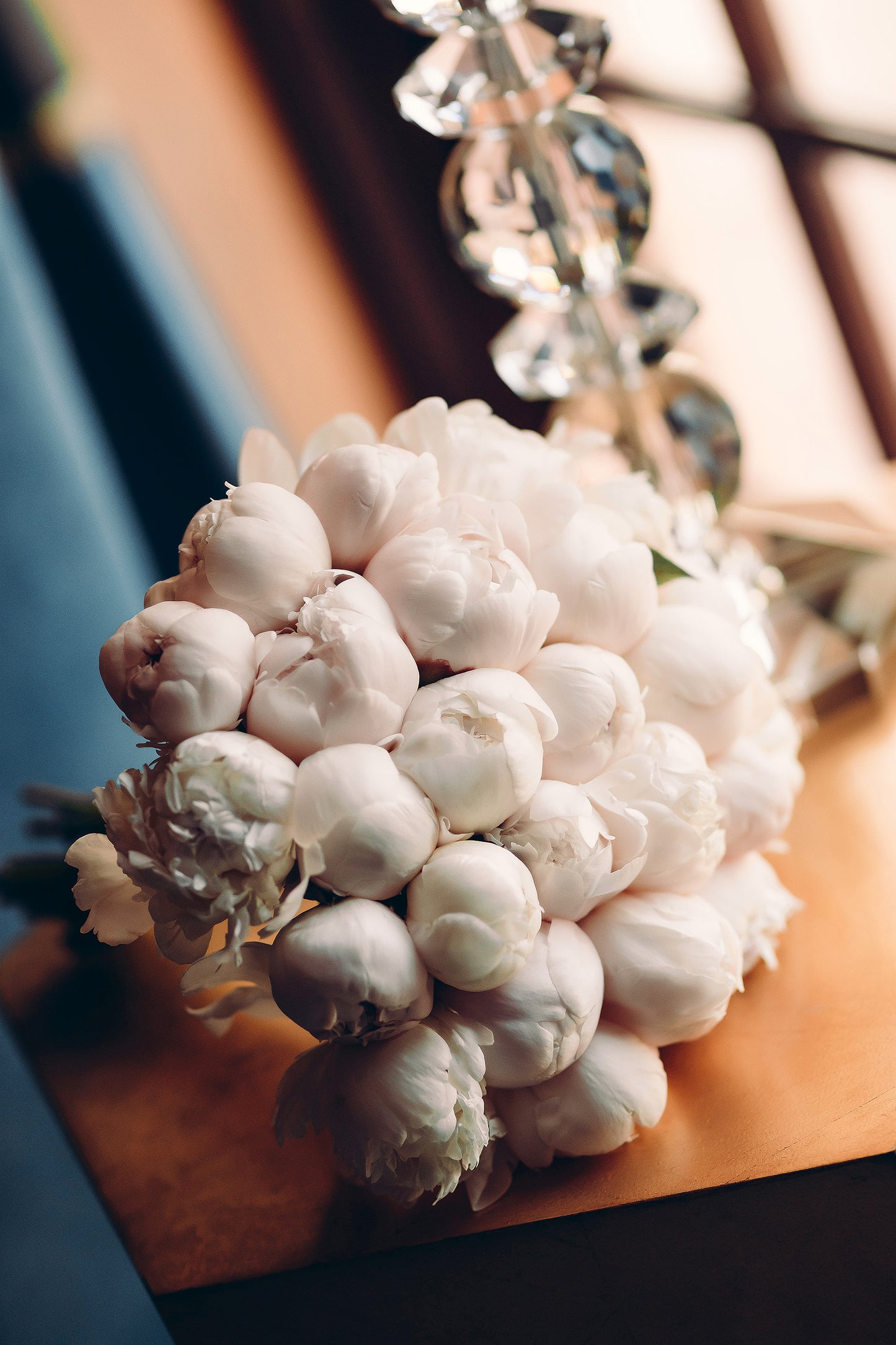 White Peony Bridal Bouquet | Luxury Wedding Flowers Miami Delivery
