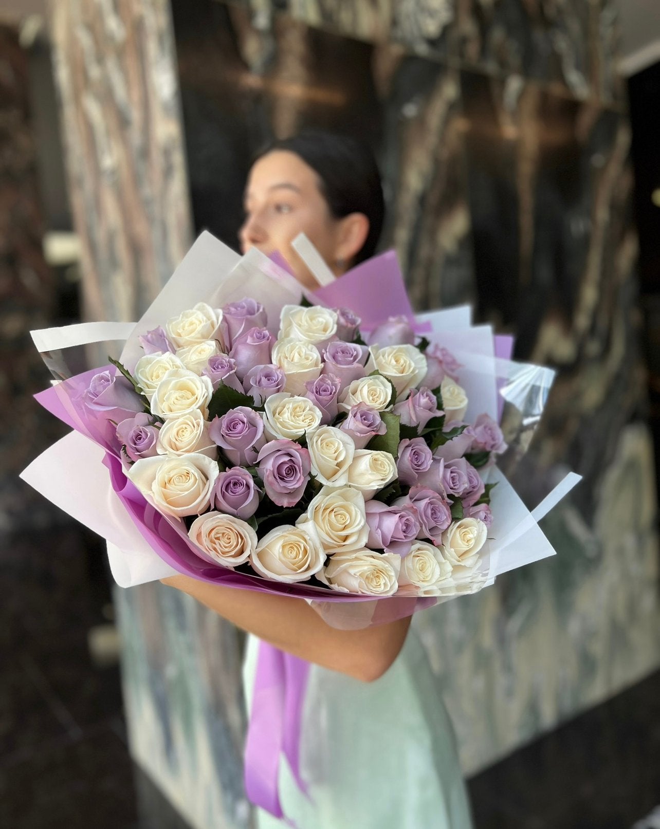 Mix Lavender Roses image 0