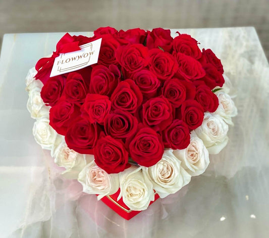 Roses in a Heart Box Medium image 0