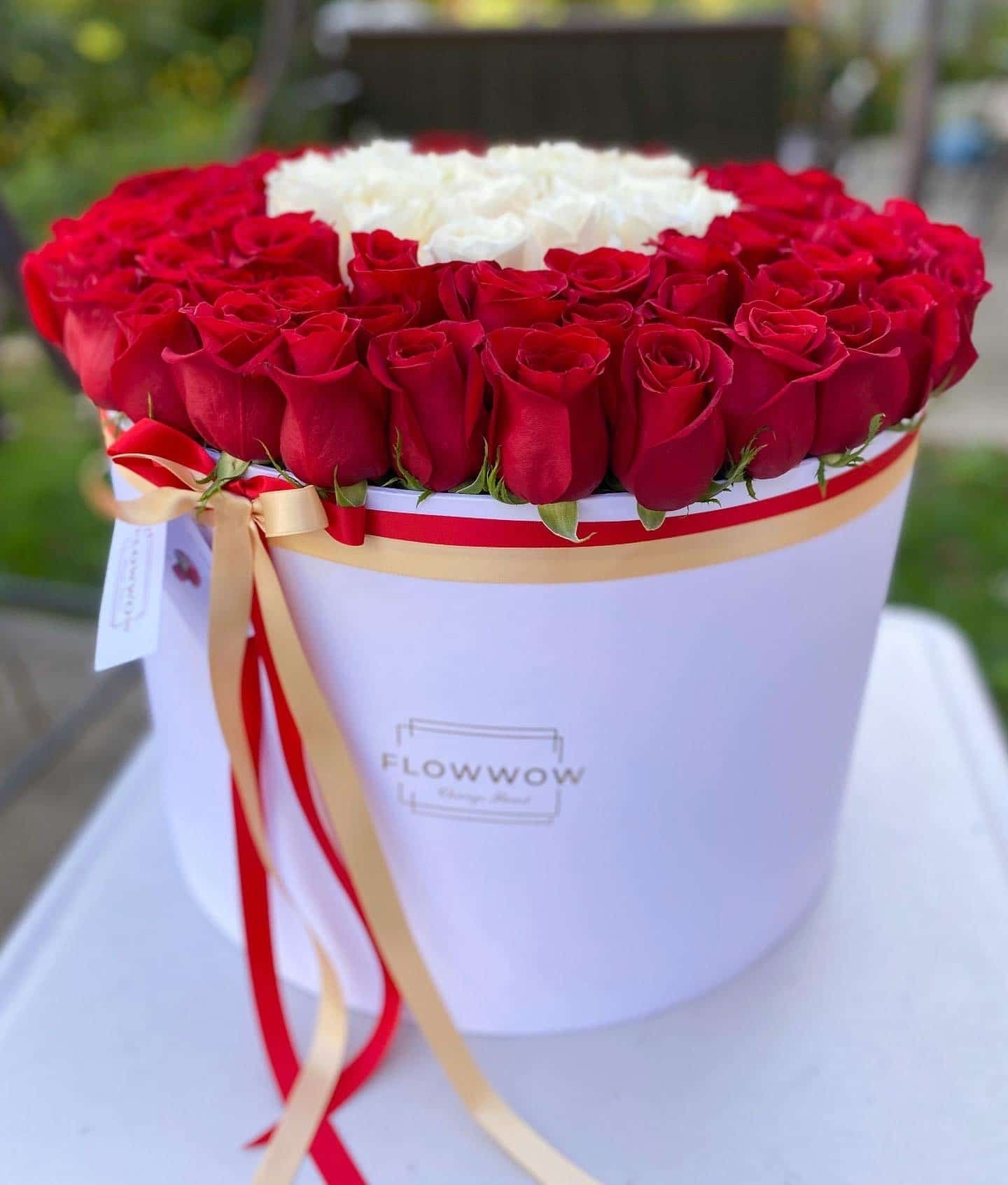 Grandiose Heart Rose Box image 1