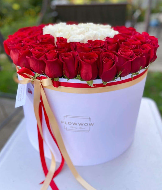 Grandiose Heart Rose Box image 1