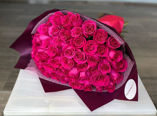 50 Pink Roses image 0