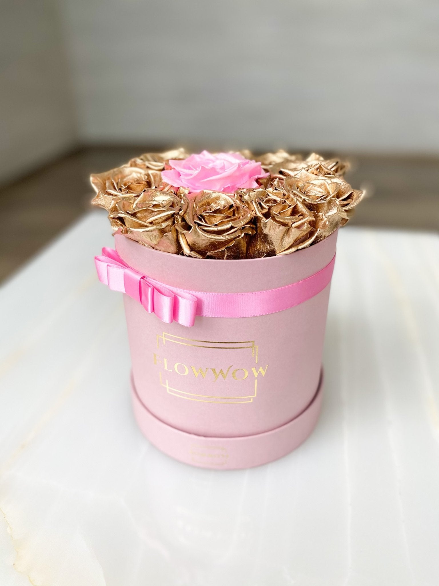 Small Box of Real Gold Roses That Last a Year image 2